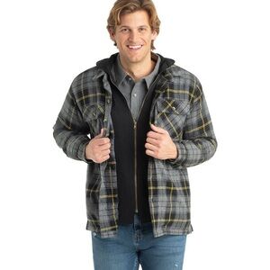 Men's Maplewood Hooded Flannel Shirt Jacket